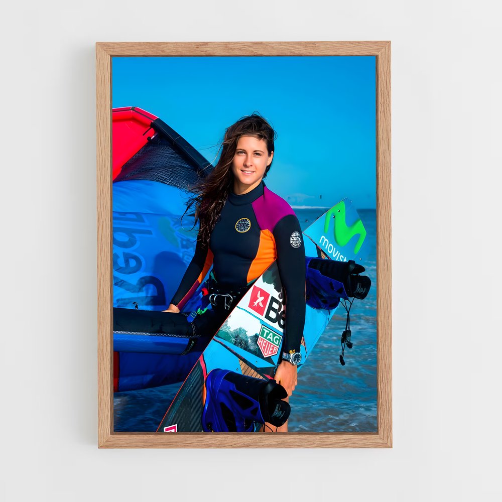 Poster Surf et Sensations – affiche Kitesurf (vue 4)